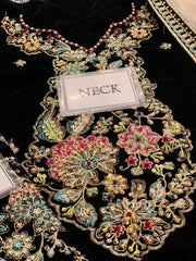 Velvet Fully Heavy Alternet Embroidered Suit